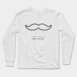 Meta Mustache Icon Long Sleeve T-Shirt